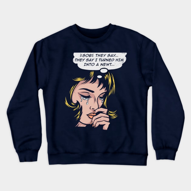 The Witch's Lament Crewneck Sweatshirt by kg07_shirts